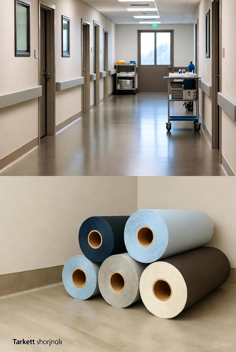 کفپوش آنتی باکتریال Tarkett در محیط بیمارستان