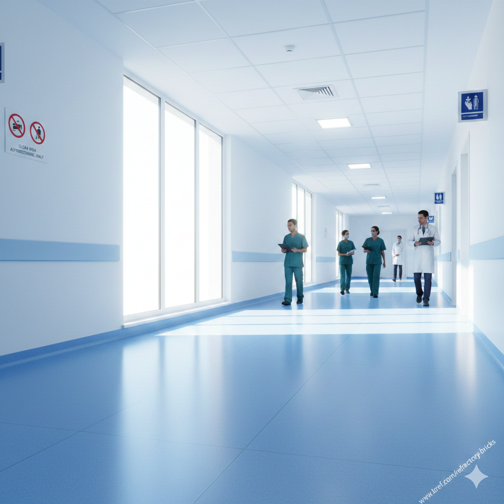 کفپوش رولی یا تایلی برای بیمارستان؟ راهنمای کامل انتخاب استاندارد